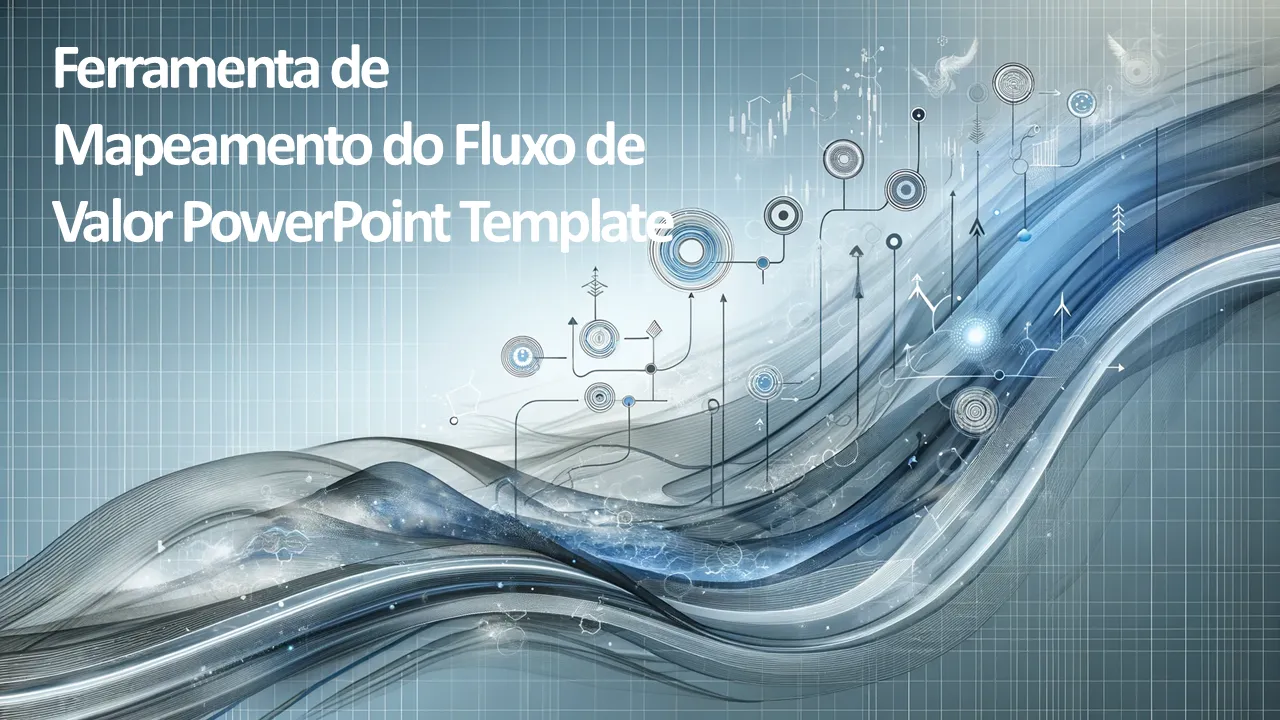 Modelo de PowerPoint de ferramenta de mapeamento de fluxo de valor para apresentações de negócios